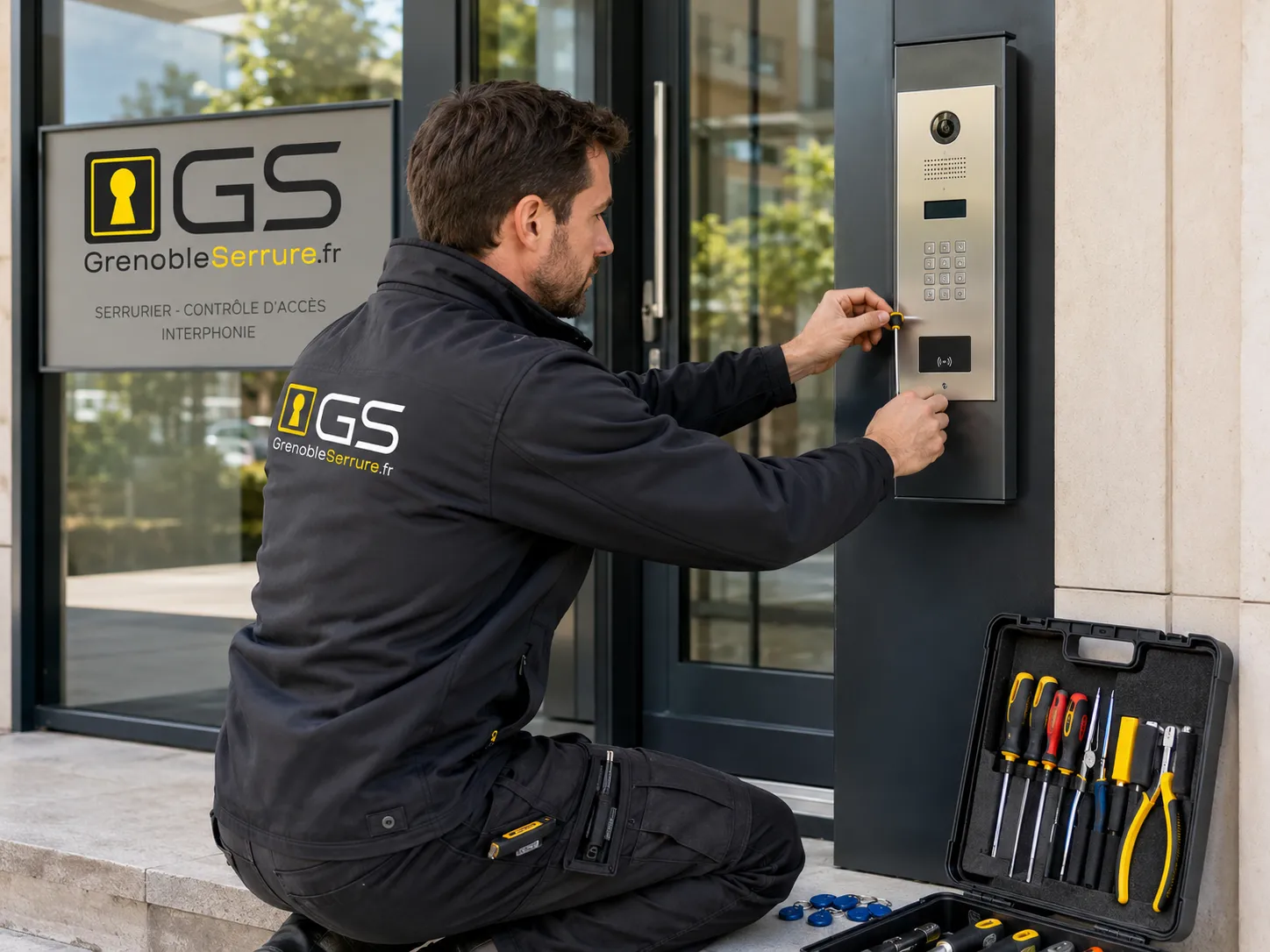 Installation interphone copropriété Grenoble