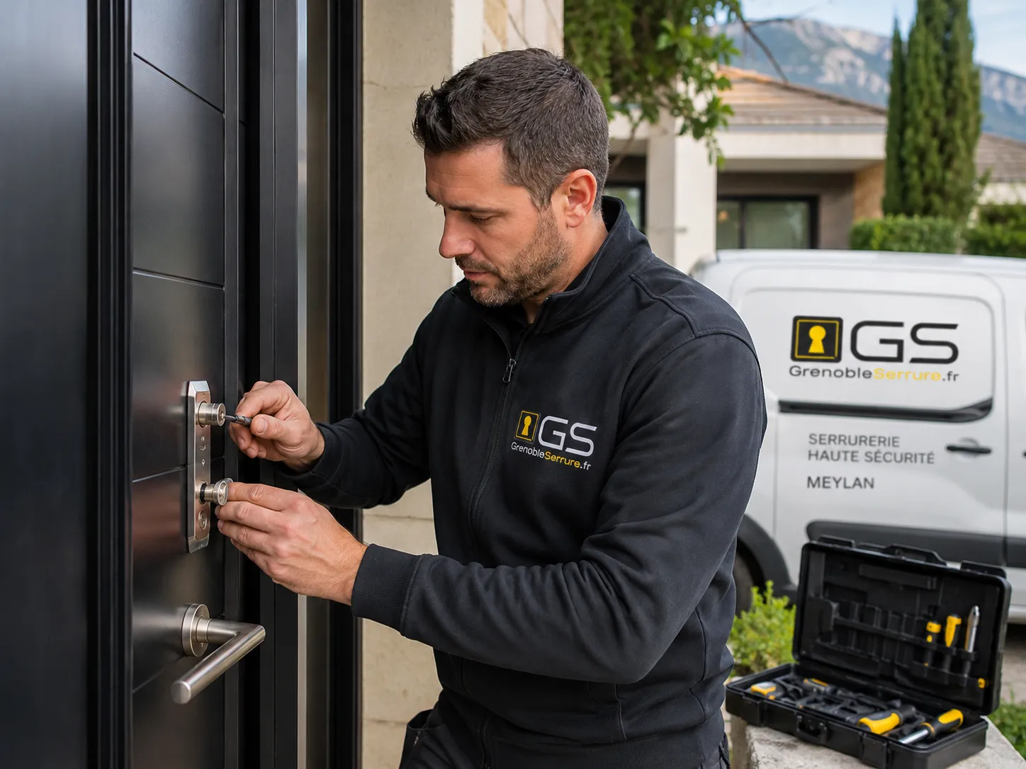 Installation serrure haute sécurité à Meylan